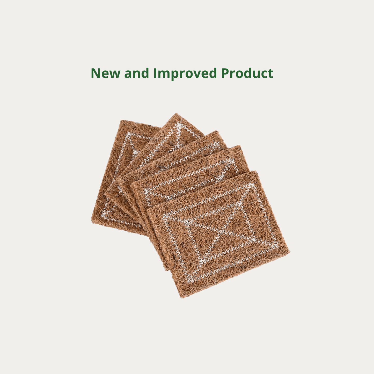 Coconut Coir Cleaning Scrub Pad |Natural, Biodegradable & Effective - OIKO