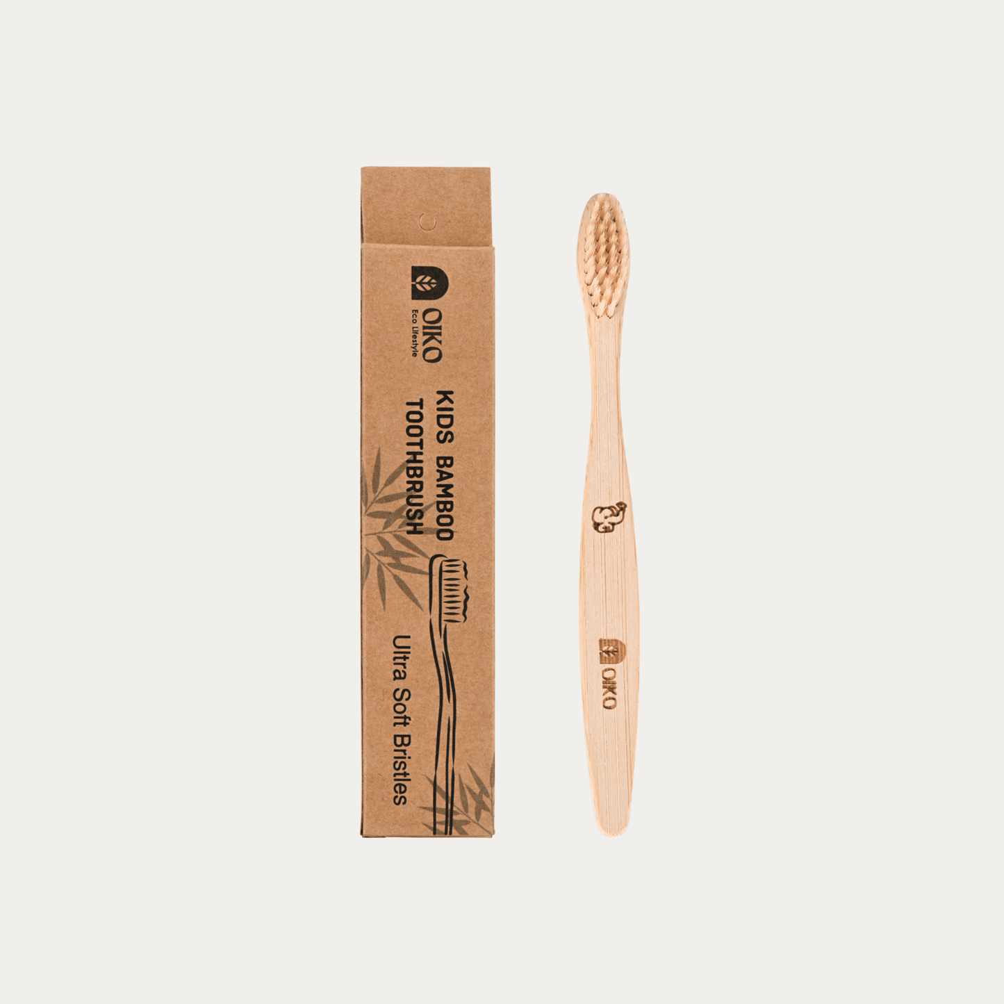 Kids Bamboo Toothbrush Ultra soft Bristles - OIKO