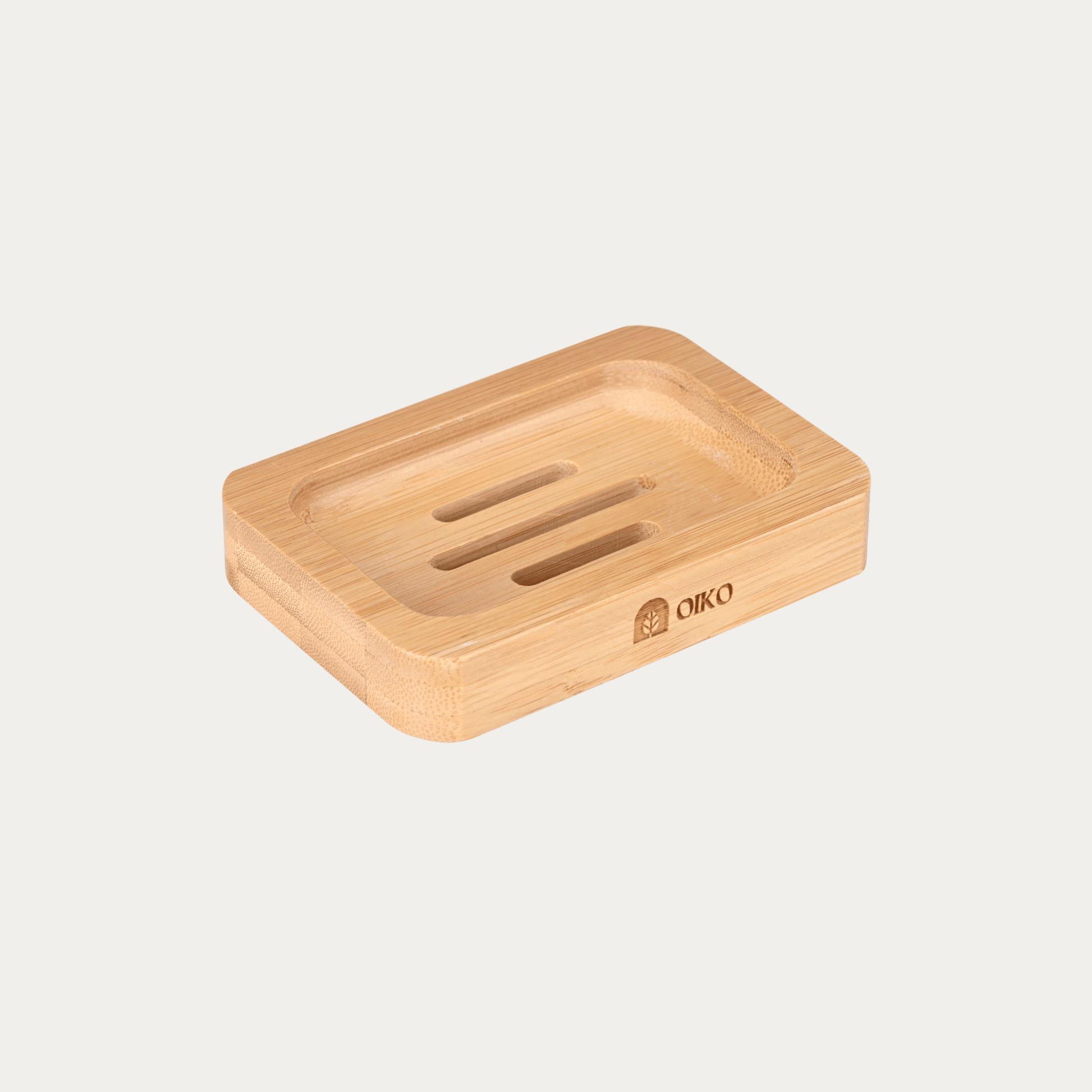 Bamboo Soap Holder | Minimalist Elegance |Durable & Water - Resistant - OIKO