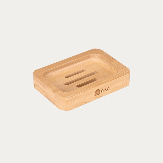 Bamboo Soap Holder | Minimalist Elegance |Durable & Water - Resistant - OIKO