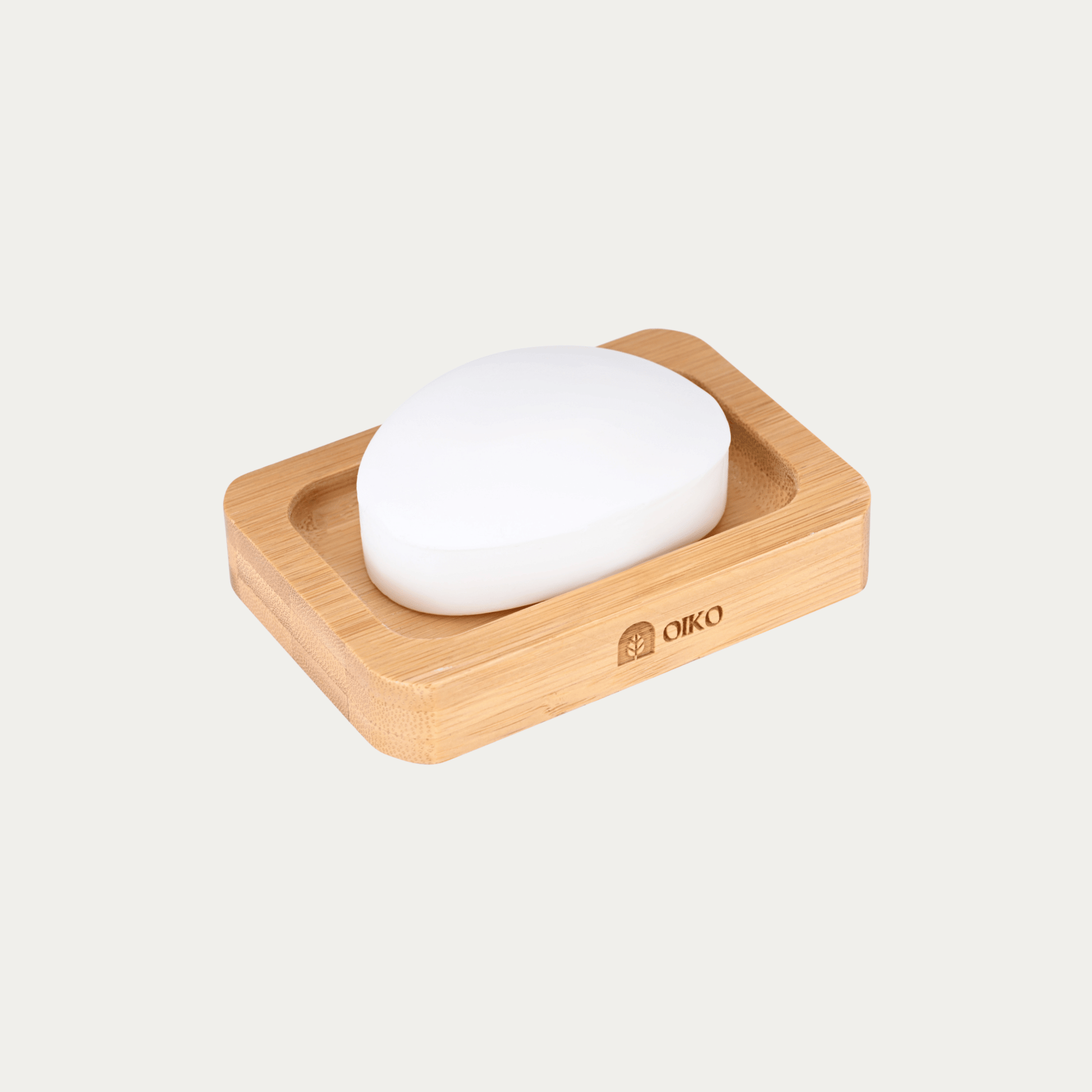 Bamboo Soap Holder | Minimalist Elegance |Durable & Water - Resistant - OIKO