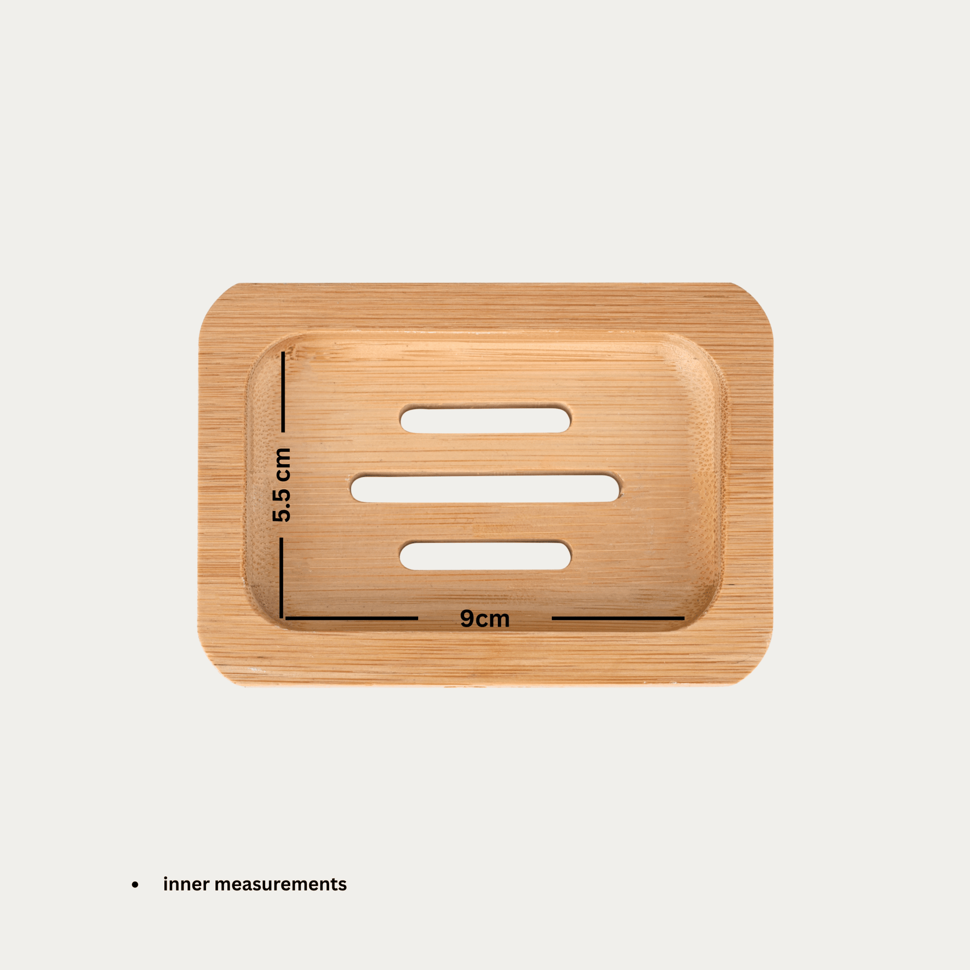 Bamboo Soap Holder | Minimalist Elegance |Durable & Water - Resistant - OIKO