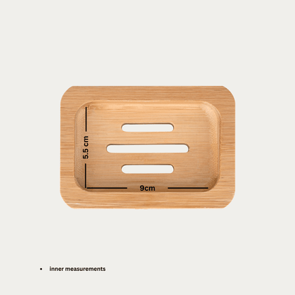Bamboo Soap Holder | Minimalist Elegance |Durable & Water - Resistant - OIKO