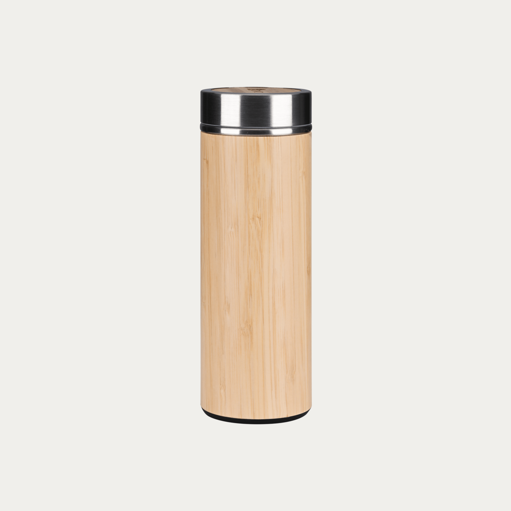 Bamboo Stainless Steel Water Bottle (Insulated) - OIKO