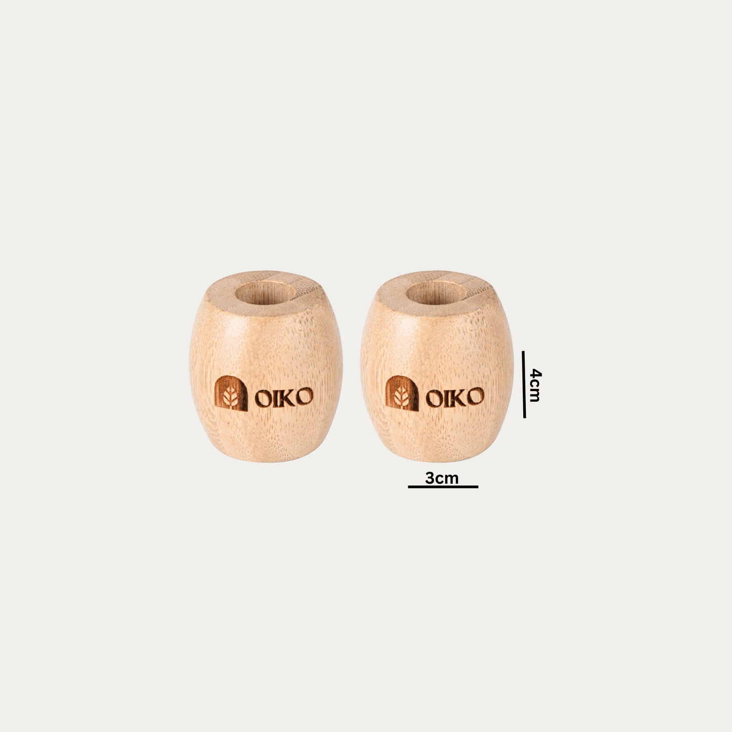 Bamboo versatile Holder | Elegant Storage for Toothbrush & Pen - OIKO