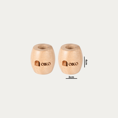 Bamboo versatile Holder | Elegant Storage for Toothbrush & Pen - OIKO