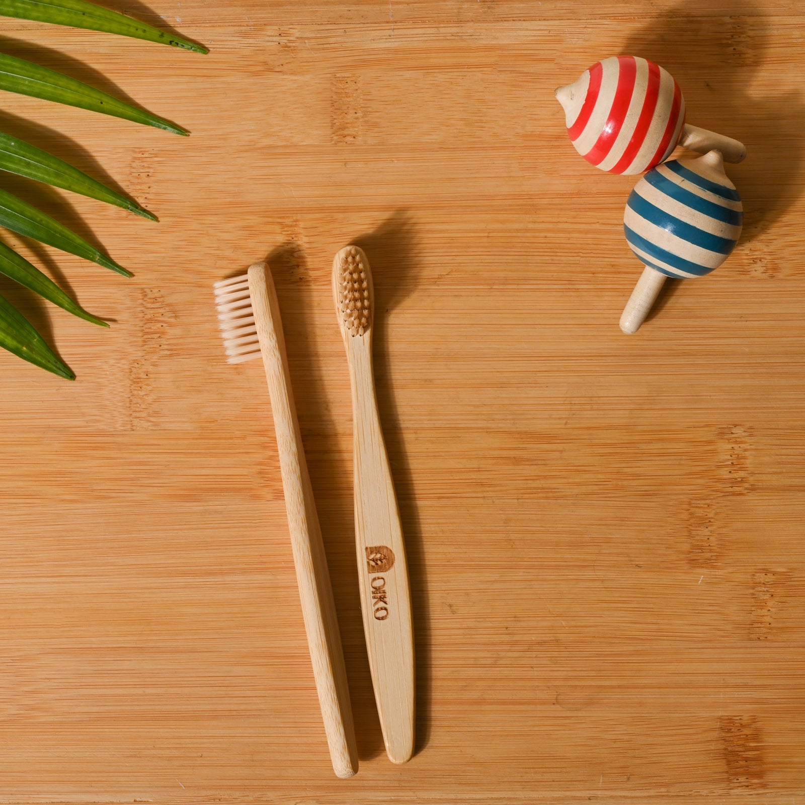 Kids Bamboo Toothbrush Ultra soft Bristles - OIKO