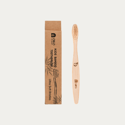 Kids Bamboo Toothbrush Ultra soft Bristles - OIKO