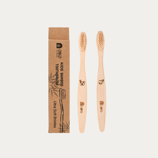 Kids Bamboo Toothbrush Ultra soft Bristles - OIKO